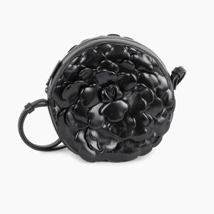 VALENTINO GARAVANI Atelier Rose 03 Leather Round Crossbody Bag - LIKE NEW